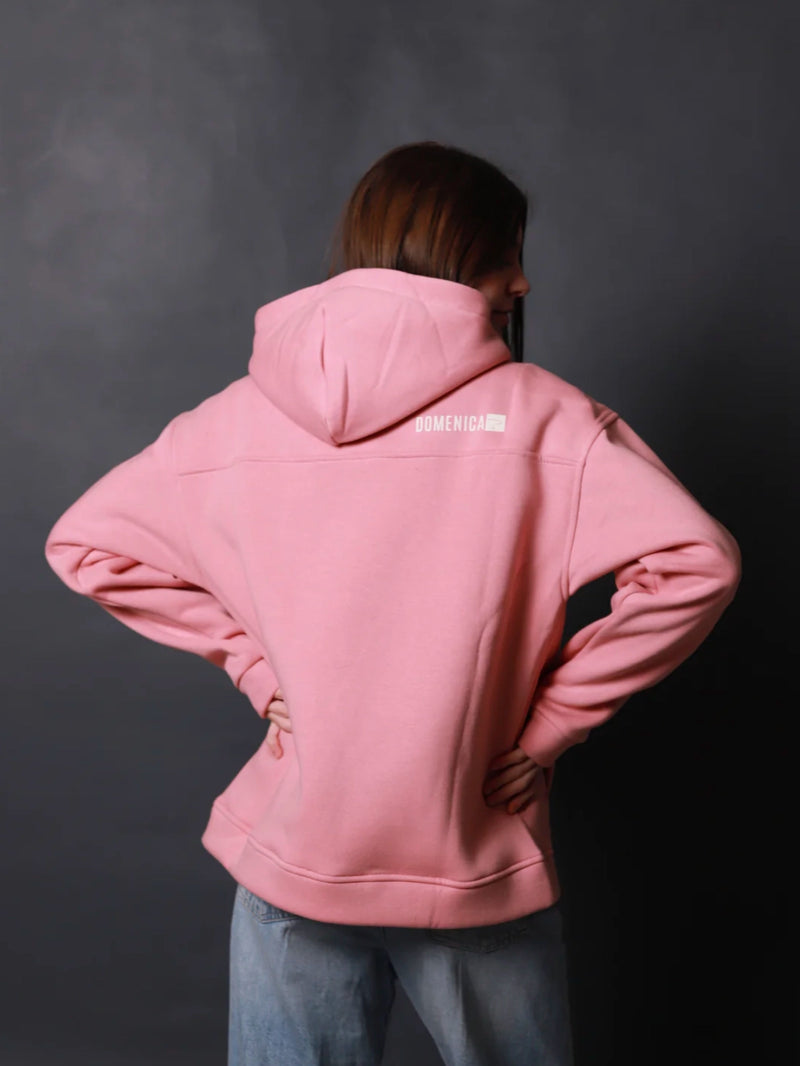HOODIE OSO ROSADO OVERSIZED- UNISEX