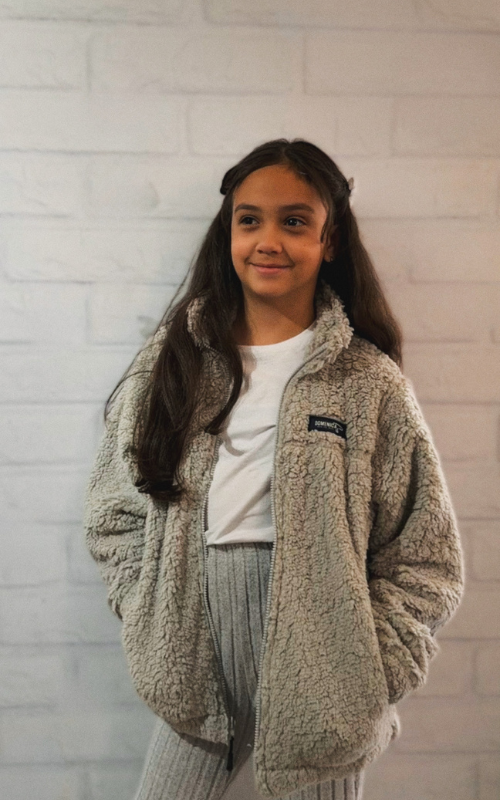 SACO OVEJERO GRIS - NIÑOS