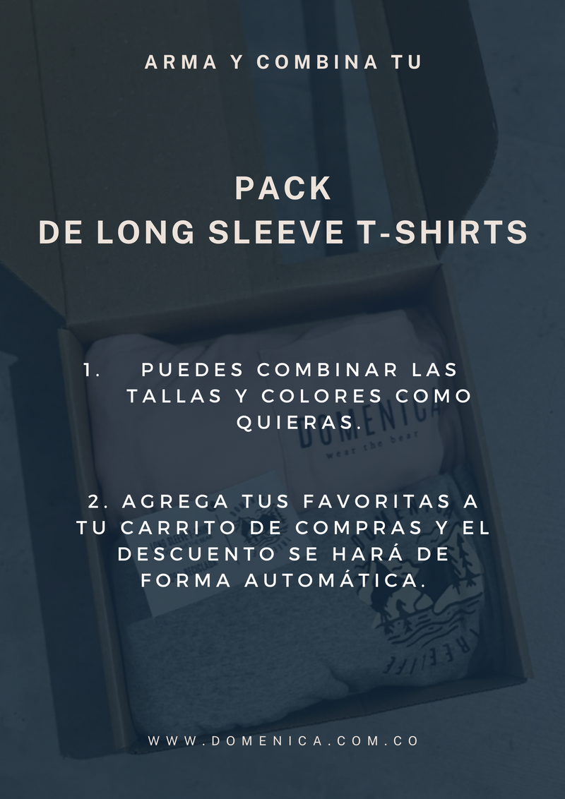 ARMA TU PACK DE LONG SLEEVE T-SHIRTS - SOLO INFORMACIÓN