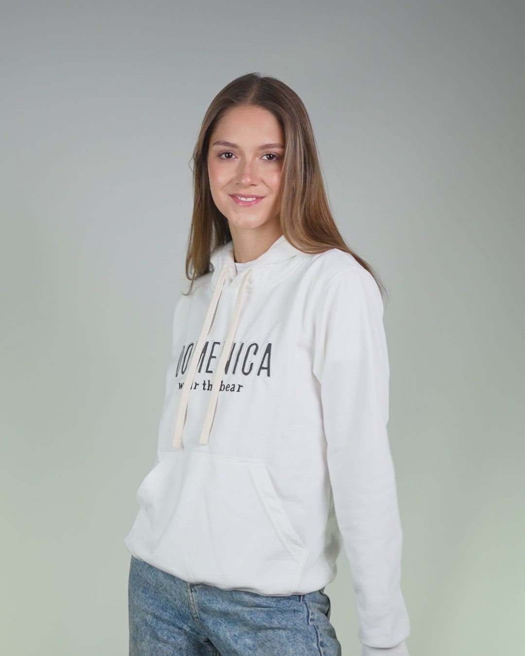 HOODIE DOMENICA CREMA - UNISEX-7