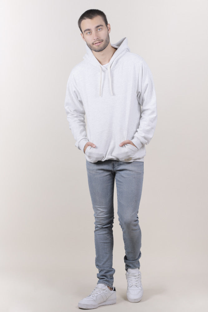 HOODIE GRIS CLARO UNISEX - BÁSICO-5
