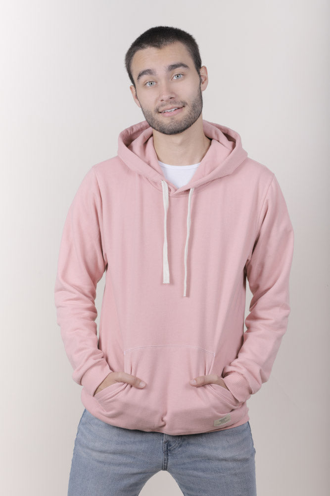 HOODIE ROSADO UNISEX- BASICO-3