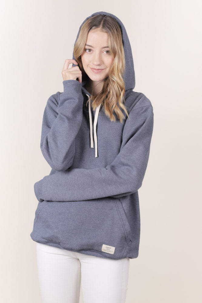 HOODIE AZUL UNISEX- BÁSICO
