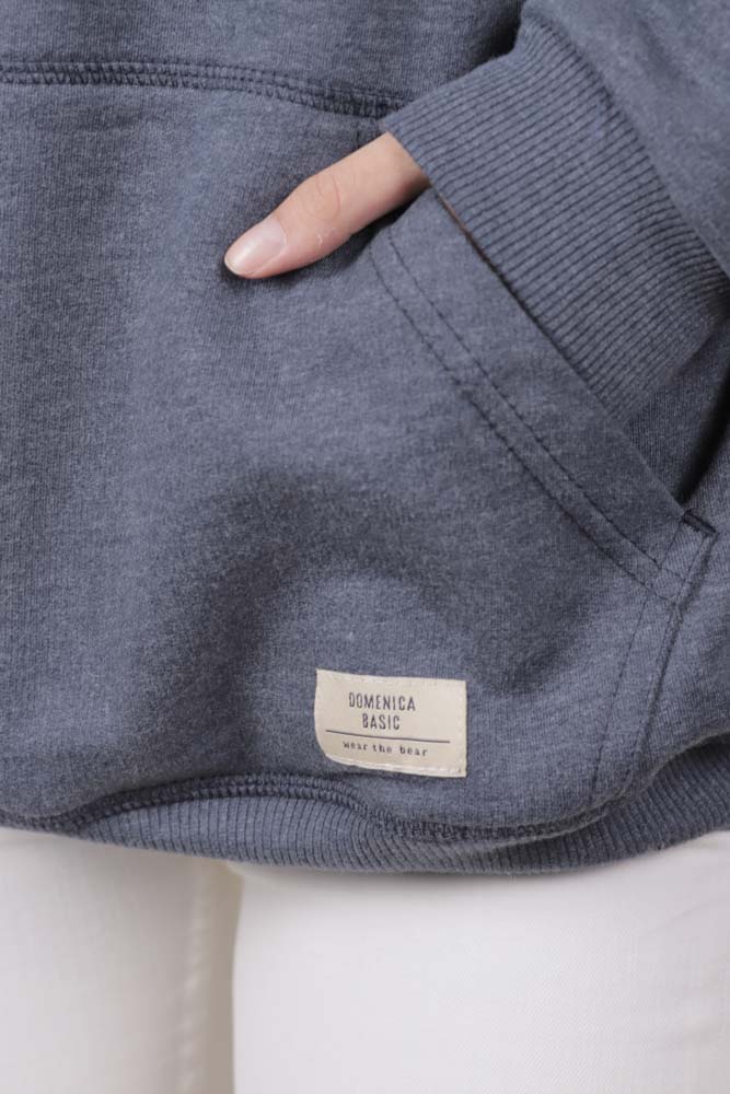 HOODIE AZUL UNISEX- BÁSICO-3